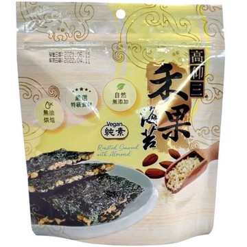 高仰三    禾果海苔-杏仁75公克/包