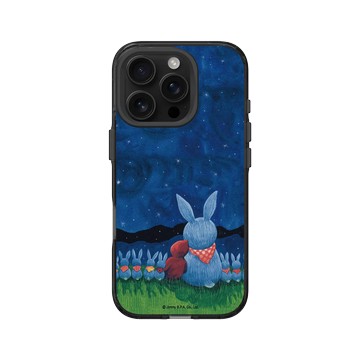 iPhone 16 Pro Clear 酷墨灰 - 幾米 Jimmy Liao - 世界別為我擔心-在一起