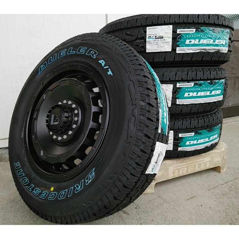 jeep純正ホイール BRIDGESTONE 伸びれ DUELER 225/70R16①