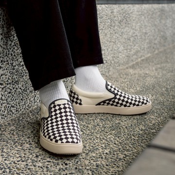 XpreSole® 咖啡防水休閒鞋 2.0 - 經典棋盤 男生US08