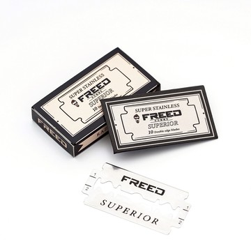 [快速出貨]【FREED】 雙刃刮鬍刀片（10片裝 /120片裝 / 通用雙刃安全刮鬍刀） 金牛座 男生禮物 送給男生 男友禮物 壽星禮物 生日禮物 客製化刻字 送禮推薦 雙子座 520禮物