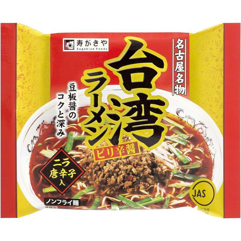 寿がきや 台湾ラーメン ピリ辛醤 110g×12個