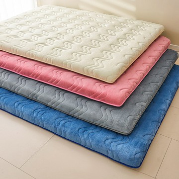 ??快速出貨 可開發票 新款牛奶絨乳膠床墊租房軟墊家用單雙人加厚榻榻米睡墊床褥子墊被