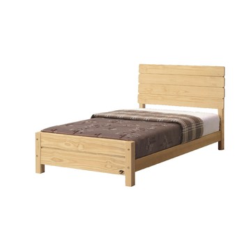 ASSARI-威爾松木實木床架(單大3.5尺)單大3.5尺