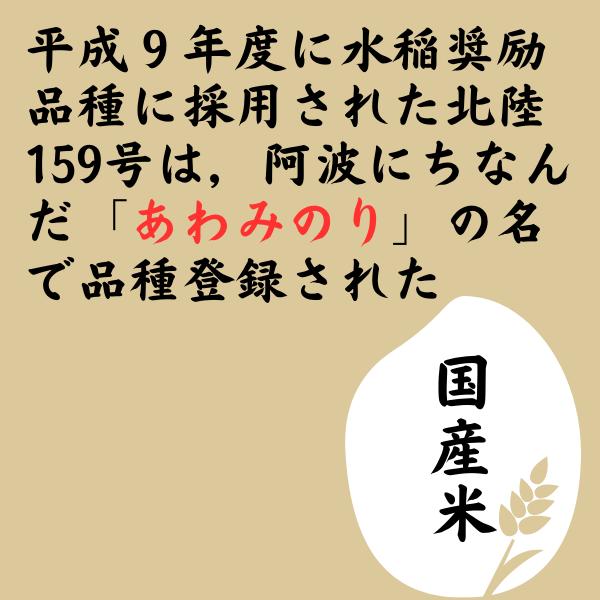 米10Kg 送料無料 特別栽培米 徳島県産 あわみのり 精米 令和5年産 新米