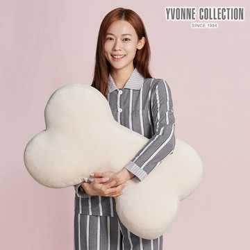 【YVONNE以旺傢飾】素面大骨頭抱枕-羊絨白
