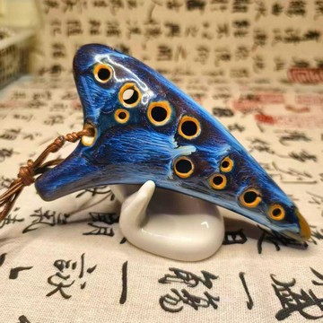 【台灣出貨】陶笛樂器12孔ac中音C調初學入門陶瓷陶笛子十二孔學生陶笛陶壎