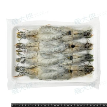 開背草蝦蝴蝶切(8尾/355g/盤)-1D4A【魚大俠】SP155