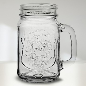 《Utopia》梅森玻璃馬克杯-480ml-- 水杯 茶杯 咖啡杯 聖誕交換禮物