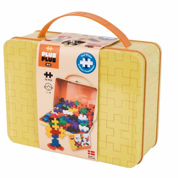 丹麥加加積木 - 大積木70片手提盒(彩虹)