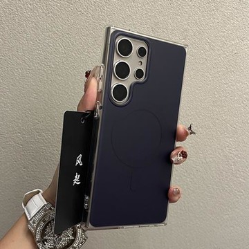 【深海藍磁吸】個性高檔適用于三星s24ultra手機殼新款GalaxyS24+/s23u網紅高級感s23/22ultra防摔保護套男女