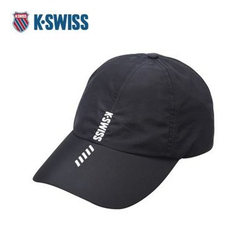 K-SWISS 排汗運動帽23FW PERFORMANCECAP1 輕量跑帽 男帽女帽黑色 C3302-008-1SZ