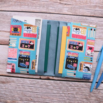 【貓咪火柴盒】手作護照套 護照夾 護照套 護照包 純手作