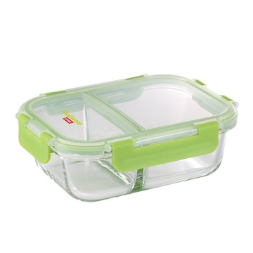 康寧全分隔長方形玻璃保鮮盒620ml
