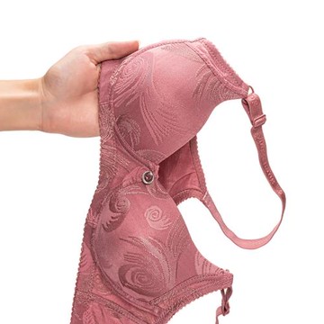 瑩嫦薄款透氣聚攏大碼內衣448B杯舒適無鋼圈不勒不變形收副乳文胸