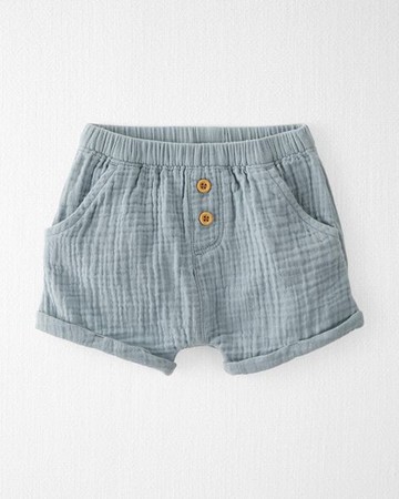 Baby Organic Cotton Gauze Shorts