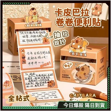 🌸可重覆黏貼 卡通便利貼🌸抽拉便利貼 便簽 N次貼 文具 手賬 便利貼 學生 文創 手賬通用 錯題便利貼 留言紙 標籤紙