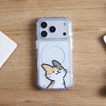 勒狗眼裡都是你抗黃防摔MagSafe iPhone手機殼-小花款