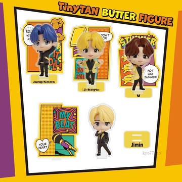 偶像周邊✨粉絲必收 BTS防彈少年團 亞克力立牌 TINYTAN BUTTER系列雙插站牌 明星周邊 情侶禮物 交換禮物