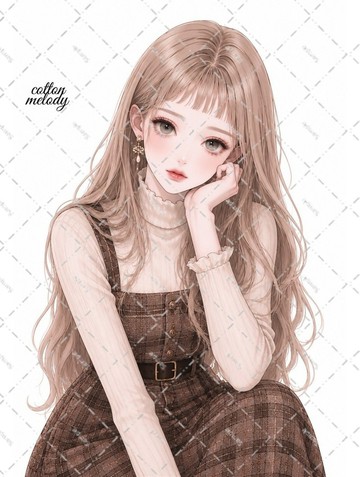 原創貼紙 No.9890 人物貼紙 原創貼紙 人物貼紙 女孩貼紙 原創人物貼紙