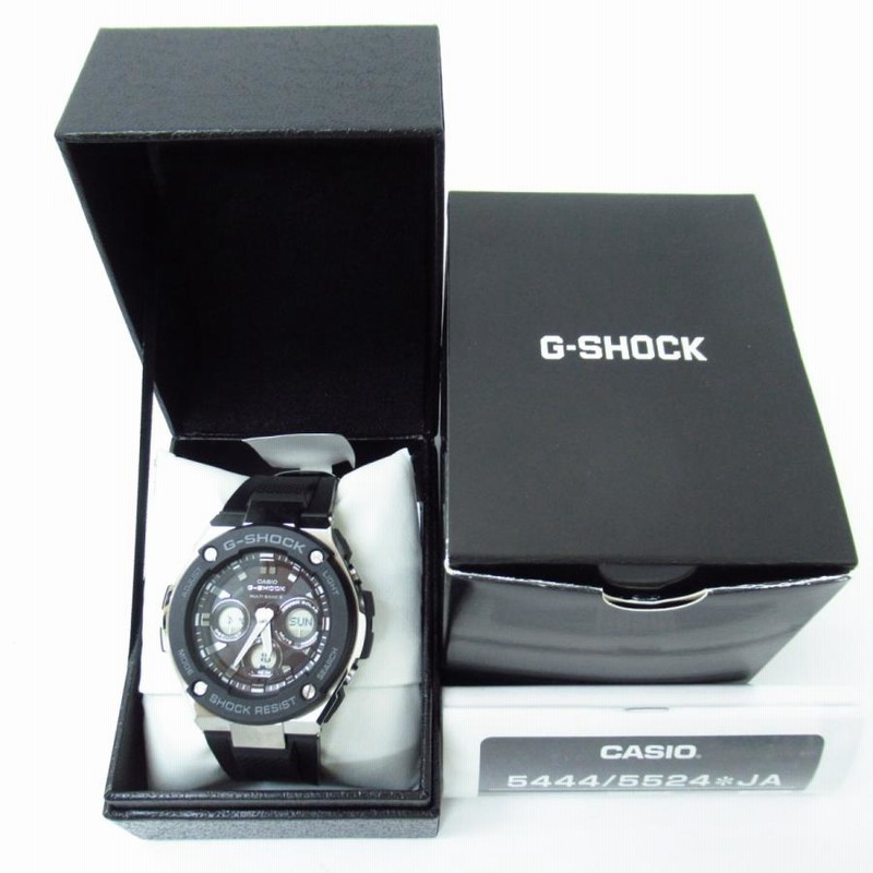 美品 CASIO G-SHOCK カシオ G-ショック G-STEEL GST-W300-1AJF