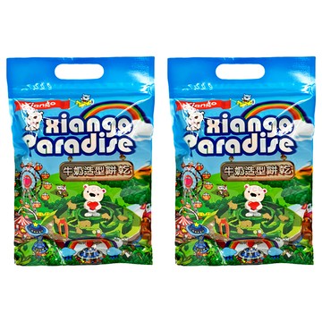 Xiango 匠菓子 牛奶造型餅乾 動物造型  130g  2袋