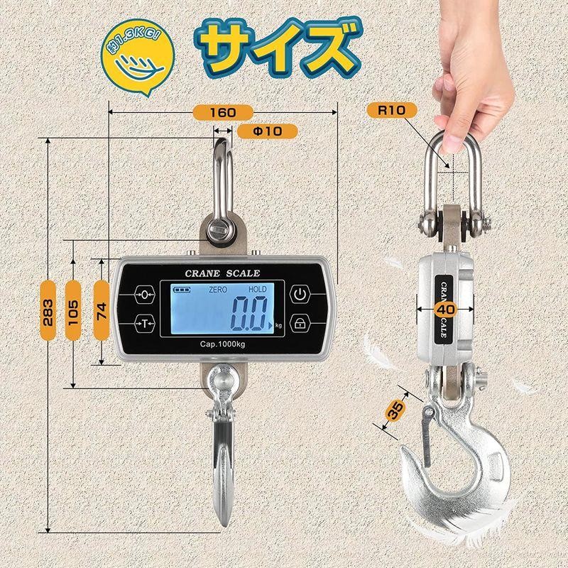 売れ筋ランキング Bonvoisin 吊りはかり クレーンスケール 3000kg