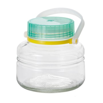 ADERIA 醃漬玻璃罐 15*11.2*14.5cm 藍綠  1L  1個