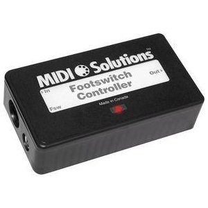 MIDI Solutions Footswitch Controller キーボード MIDI