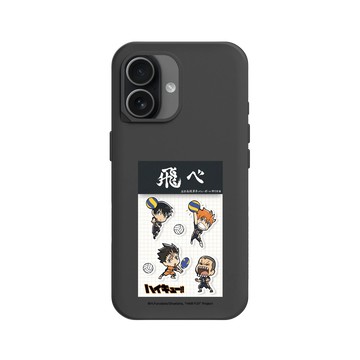 iPhone 17 SolidX 黑 - 排球少年 Haikyu!! - 烏野貼紙包設計款