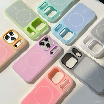 🔥臺灣出貨🔥適用iPhone17ProMax手機殻雙色果凍二閤一磁吸蘋果16防摔保護套15