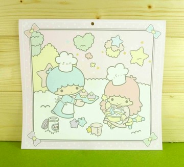 【震撼精品百貨】Little Twin Stars KiKi&LaLa 雙子星小天使~雙面卡片-粉廚師