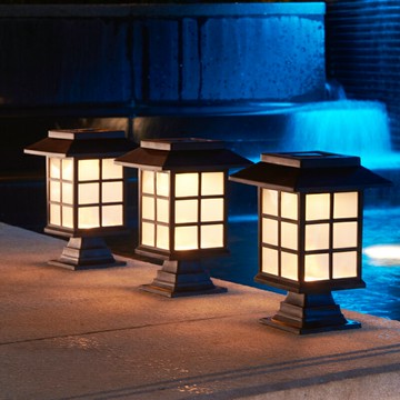 太陽能草坪燈戶外防水插地柱頭燈小院子裝飾花園別墅庭院燈兩用燈