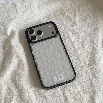 韓系小眾滿屏小碎花適用iPhone17支架16/15Promax蘋果手機殼14/17