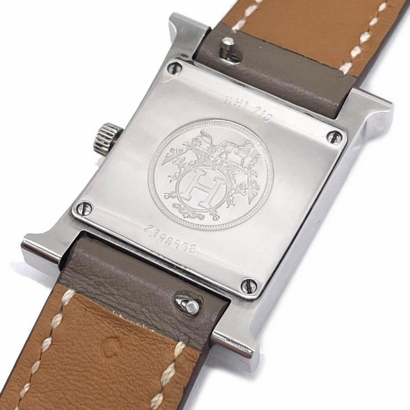 HERMES エルメス セリエ 腕時計 ステンレススチール