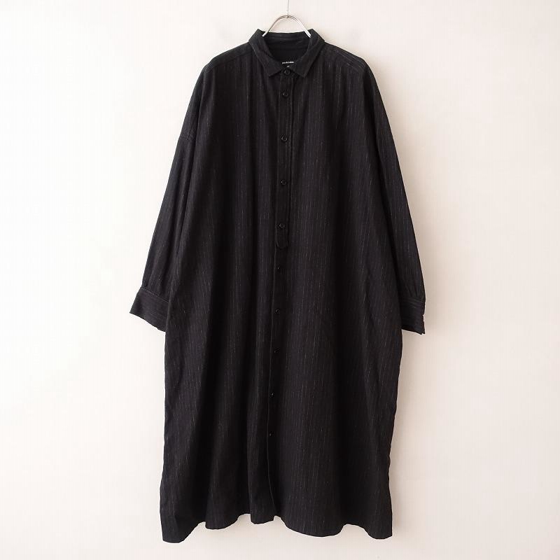 定価2.9万】パドカレ pas de calais *ピンストライプワイドシャツ