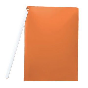 旋轉拉桿文件夾  A4尺寸  PP材質  防水耐磨  簡約色系  橙色  1組