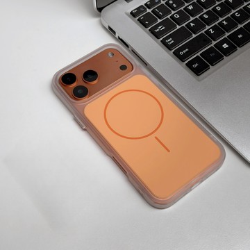膚感磨砂 雙色 磁吸 防摔殼 保護殼 適用於 iPhone 17 16 15 14 13 12 Pro Max 手機殼