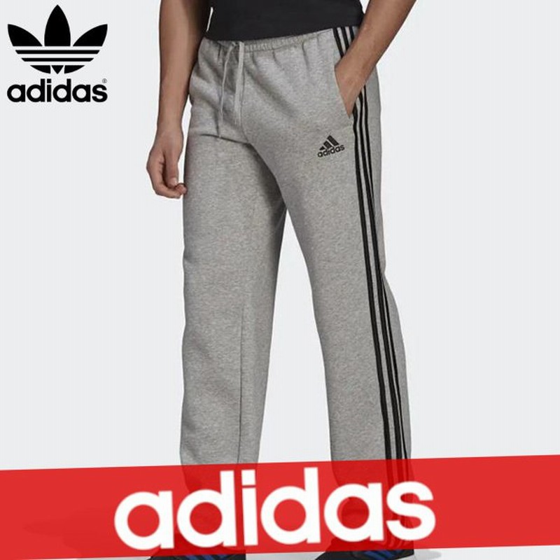 アディダス Adidas パンツ メンズ ズボン ボトムス フリース オープンヘム 3本ライン ストライプ パンツ 新作 通販 Lineポイント最大0 5 Get Lineショッピング