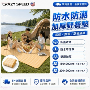 CRAZY SPEED⛺️超輕迷你 防水防潮野餐墊⛺️防潮墊 露營地墊 野餐墊輕便 野餐必備 野餐墊 防水 加厚 沙灘墊