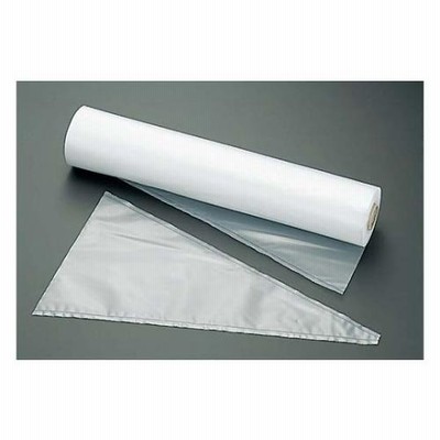 ポリエチレン 使い捨て 絞り袋 100枚ロール 550mm 7230310 (61-6674-22)