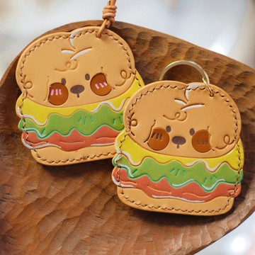 漢堡狗掛件鑰匙扣包包掛飾