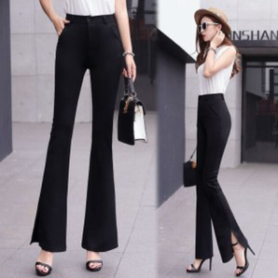 レディースパンツ パンタロンパンツブーツカットパンツ 春夏薄手パンツ ロングボトムズボン 柔らか肌触り良さ S M L Xl Xxl 美脚 通販 Lineポイント最大get Lineショッピング