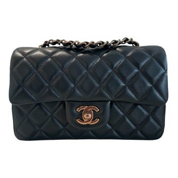 CHANEL COCO20 玫瑰金釦 黑色