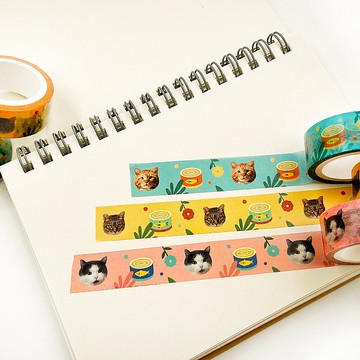 客製 | 和紙膠帶 | 三款 | 夏日系列/ 手帳拼貼