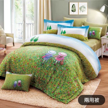 【繪見幾米】走向春天的下午 走向春天 天絲 兩用被