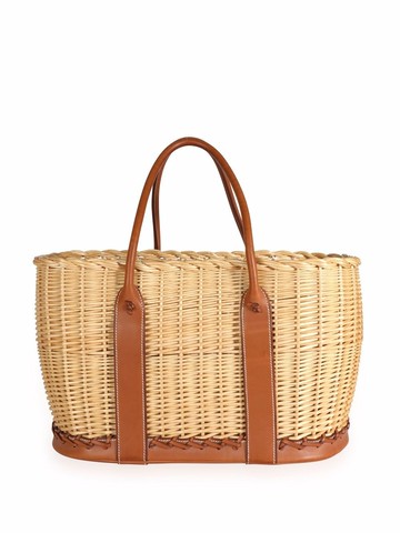 Hermès Pre-Owned - limited edition Picnic Garden Party tote bag - women - Leather/Raffia - One Size - Neutrals