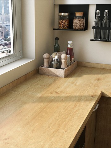 防油貼紙自粘灶臺面廚房裝飾防水壁紙櫥柜翻新家具全包可擦洗墻紙