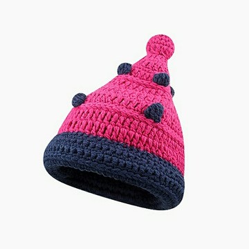 【米蘭精品】現貨+預購 韓版毛帽毛呢帽針織帽秋冬季加絨厚磅保暖帽冷帽休閒帽- 聖誕毛線女帽子4色74my36