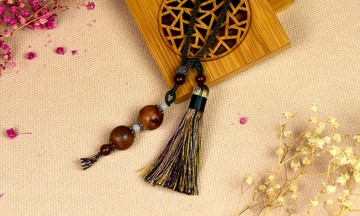 CYPRESS 絕美肖楠瘤花木珠吊飾